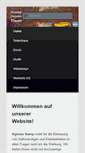 Mobile Screenshot of agentur-kamp.de